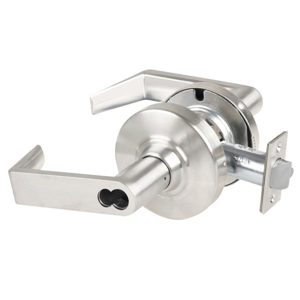 Schlage Grade 1 Institutional Lock, Rhodes Lever, SFIC Prep Less Core, Satin Nickel Finish, Non-Handed ND82BD RHO 619